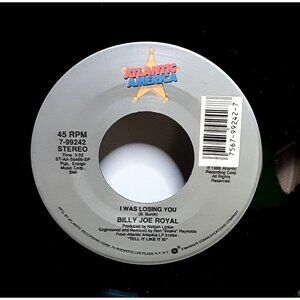 Billy Joe Royal Tell It Like It Is Vinyl 45 Record Atlantic America 99242